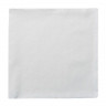 Белые бумажные однослойные салфетки (33х33 см) - 100 шт.