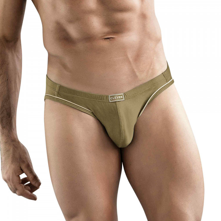 Мужские трусы-слипы цвета хаки Clever Argovia Brief 