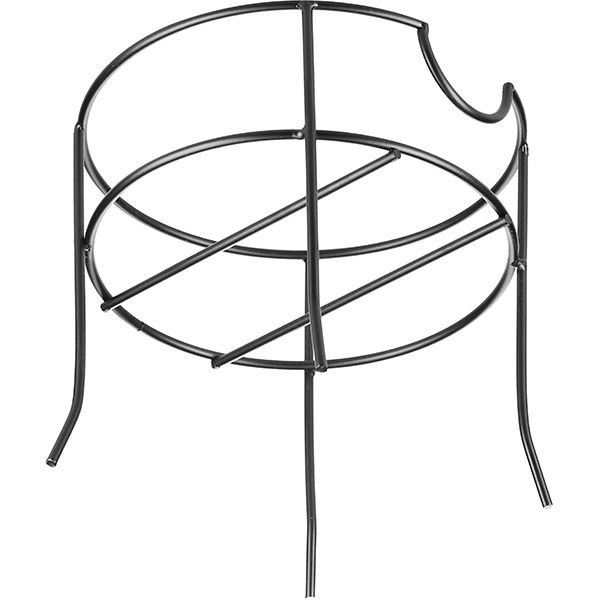 Подставка для  емкости с краном;металл;D=19,5,H=18,5см;черный 