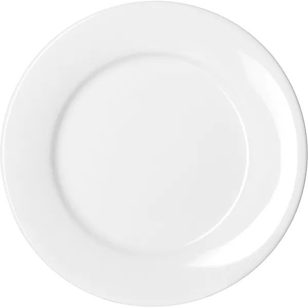 Белая фарфоровая тарелка «Кунстверк» (диаметр 20 см) 