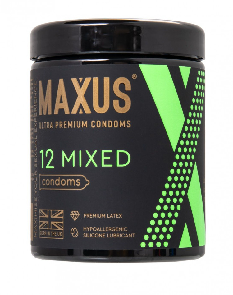 Презервативы MAXUS Mixed - 12 шт. 