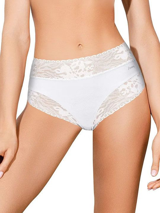 Трусики-слип со средней линией талии Soft lace 