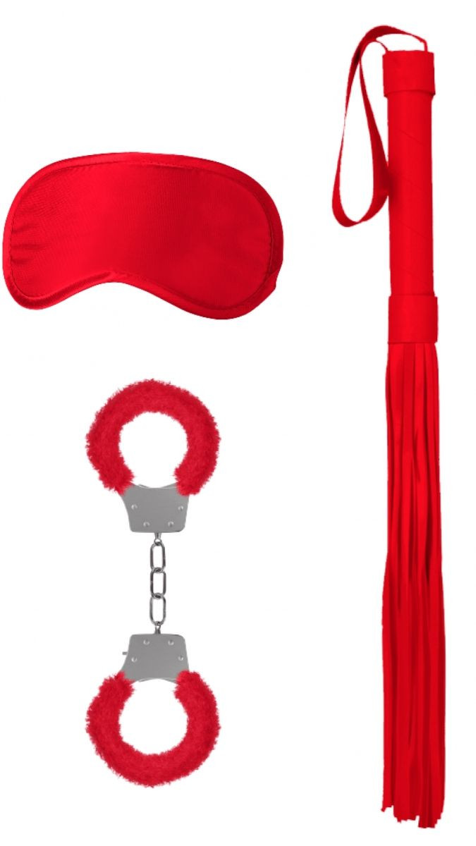 Красный набор для бондажа Introductory Bondage Kit №1 