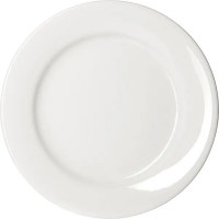 Белая фарфоровая тарелка «Кунстверк» (диаметр 23 см)