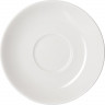 Блюдце «Кунстверк»;фарфор;D=150/54,H=20мм;белый