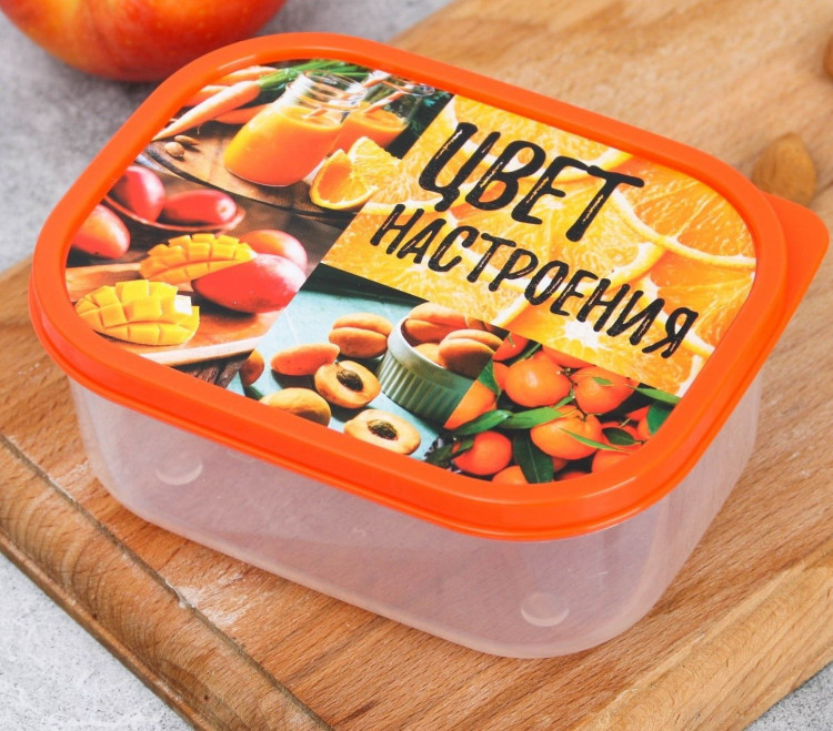 Ланч-бокс «Цвет настроения оранжевый» (500 мл.) 