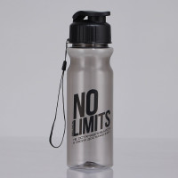 Серая бутылка для воды No Limits (600 мл.)