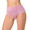 Высокие трусики plus size с кружевной вставкой Высокие трусики plus size с кружевной вставкой