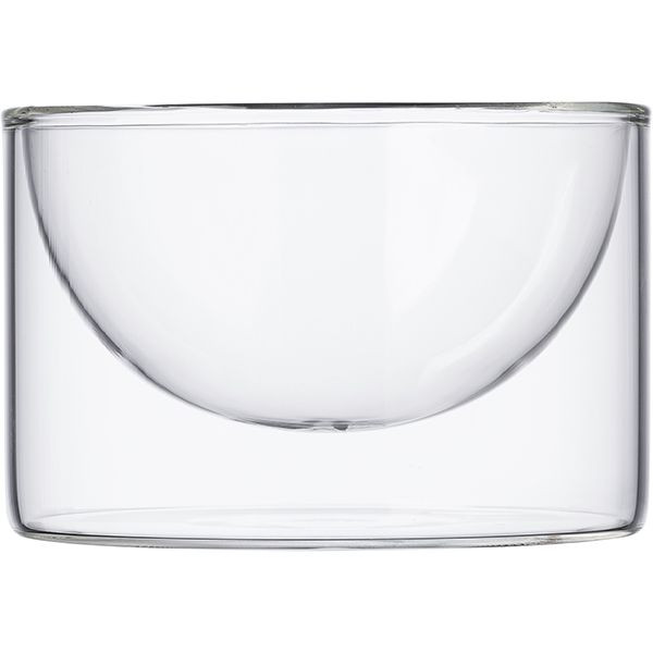 Салатник «Проотель» двойные стенки;термост.стекло;450мл;D=119,H=75мм;прозр. 