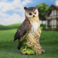 Садовая фигура  Филин на коряге 