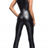Комбинезон с кружевом и двусторонней молнией Sleeveless powerwetlook overall with lace