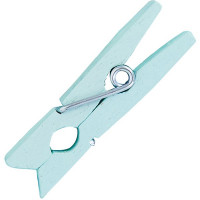 Голубые мини-прищепки для бокала - 500 шт.