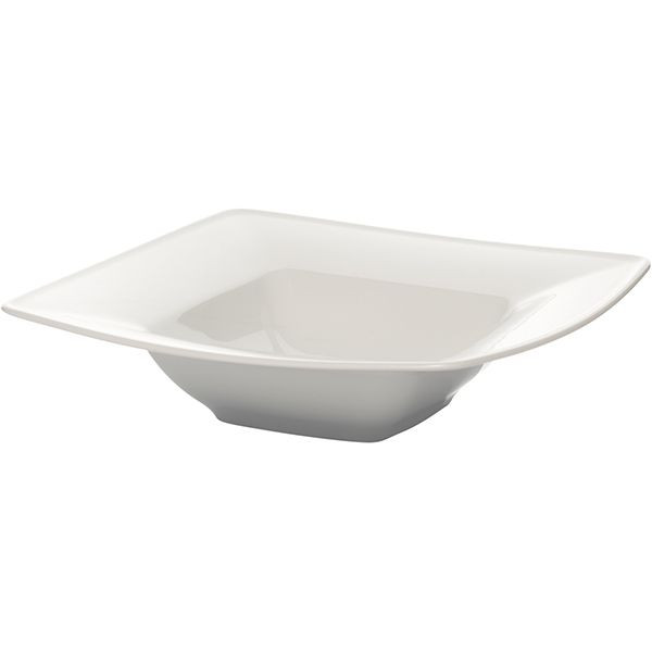 Тарелка для пасты «Виктория» квадратная;фарфор;,L=27,B=27см;белый 