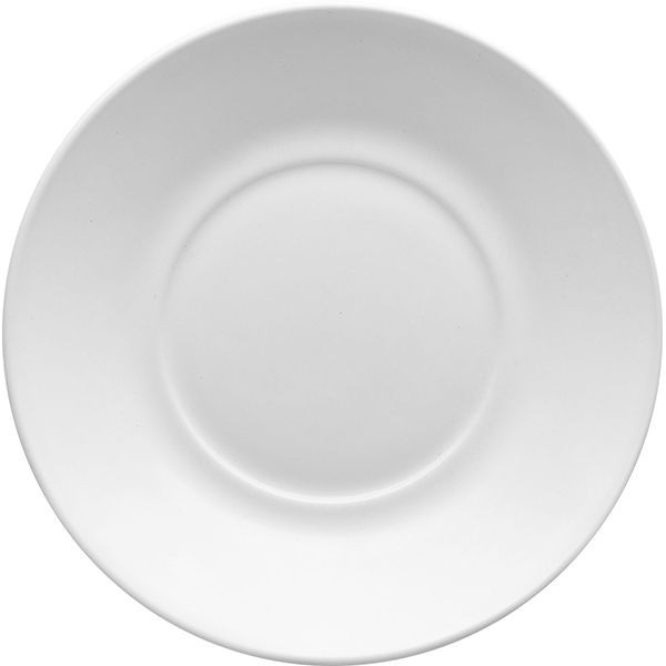 Блюдце «Эмпайлэбл»;стекло;D=16,H=2см;белый 