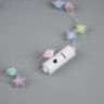 Светодиодные бусы  Звездочки , 80 см, LED(1608)-16-4.6V, AG13x3 (в компл.), 3 режима свечение тёплое белое