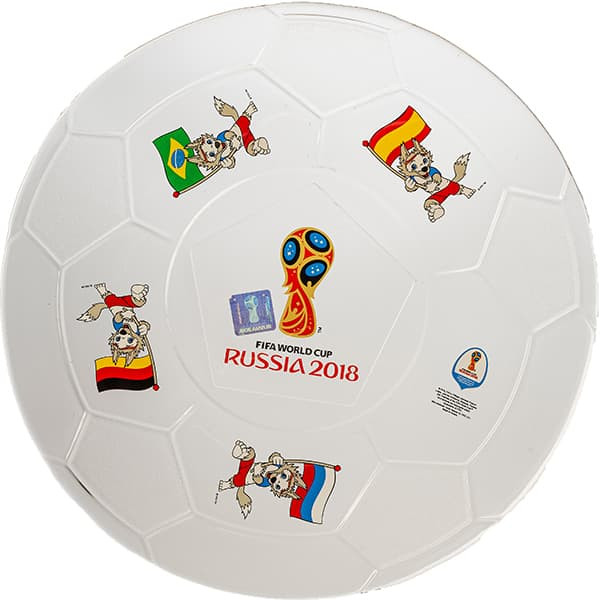 Прозрачная тарелка для пиццы «Фут Пати ЧМ» (диаметр 31 см) 