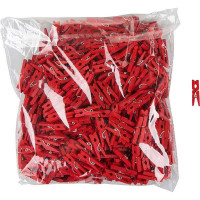 Красные мини-прищепки для бокалов - 500 шт.