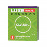 Гладкие презервативы LUXE Royal Classic - 3 шт.