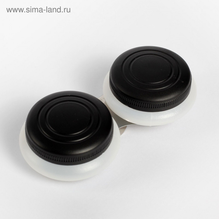 Маслёнки, 2 штуки, пластиковые, для красок, с закручивающимися крышками, с держателем 