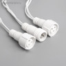 Гирлянда «Нить» 10 м, IP44, УМС, белая нить, 100 LED, свечение белое, 220 В