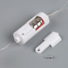 Светодиодные бусы  Бусинки , 80 см, LED(1608)-16-4.6V, AG13x3 (в компл.), 3 режима, свечение тёплое белое