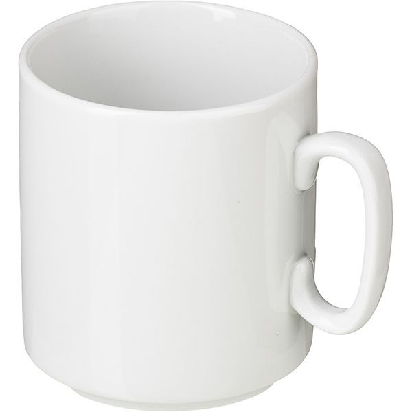 Кружка «Джойс»;фарфор;300мл;D=83,H=88,L=100мм;белый! 