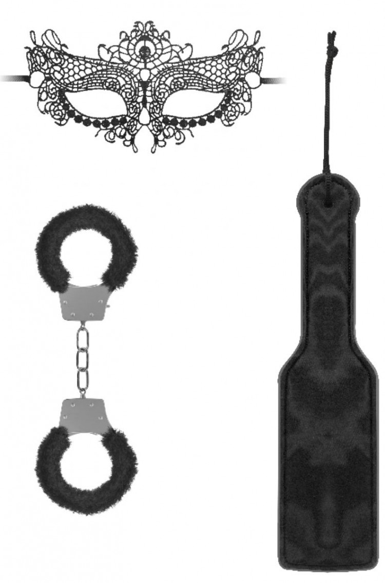 Черный игровой набор Introductory Bondage Kit №4 
