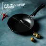 Сковорода Доляна Promo, d=20 см, пластиковая ручка, антипригарное покрытие, цвет бордовый