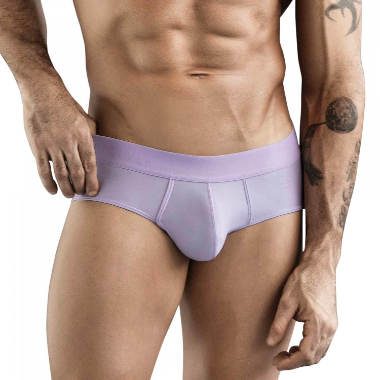 Сиреневые мужские трусы-брифы Clever Sapphire Brief 