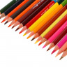 Карандаши цветные 36 цветов 18 штук Twincolor Happy, МИКС