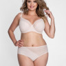 Бюстгальтер на косточках с чашками plus size из микрофибры и сетки