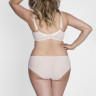 Бюстгальтер на косточках с чашками plus size из микрофибры и сетки