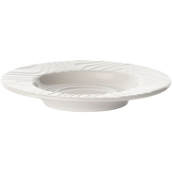 Блюдце «Оптик»;фарфор;D=116/40,H=16мм;белый 