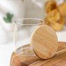 Стеклянная банка для сыпучих продуктов с бамбуковой крышкой «Эко» (550 мл.) Стеклянная банка для сыпучих продуктов с бамбуковой крышкой «Эко» (550 мл.)