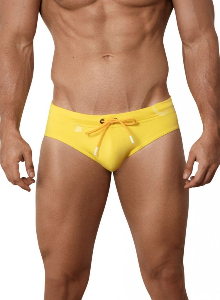 Желтые мужские плавки-брифы Malibu Swimsuit Brief 