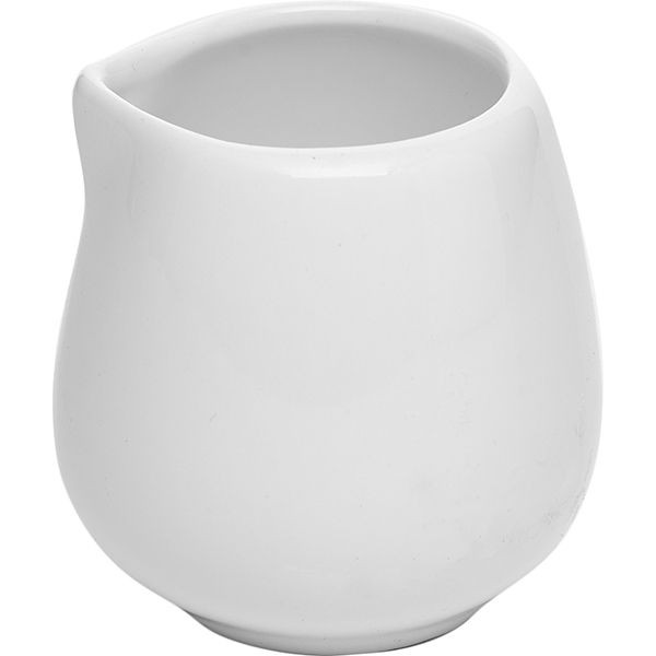 Белый фарфоровый молочник «Кунстверк» с носиком (объем 100 мл.) 