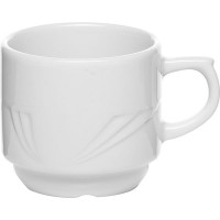 Чашка кофейная «Аркадия»;фарфор;100мл;D=60,H=55,B=85мм;белый