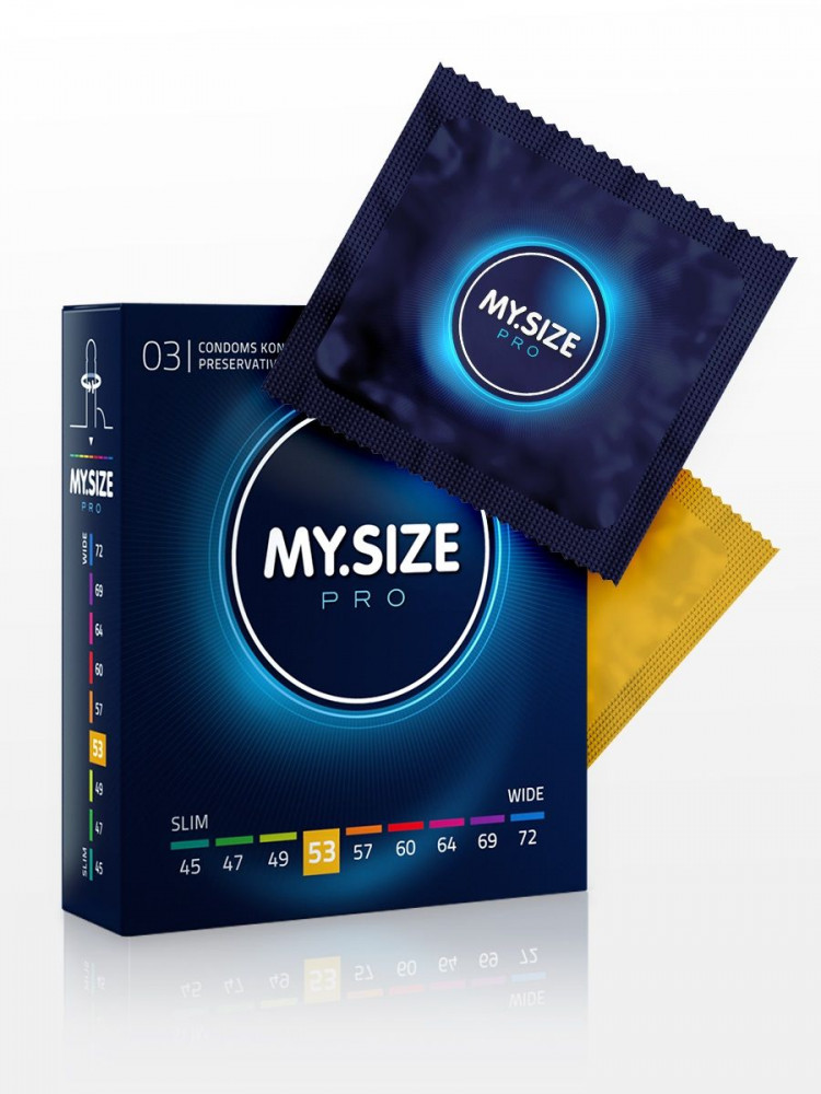 Презервативы MY.SIZE размер 53 - 3 шт. 
