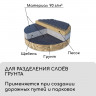 Черный материал для ландшафтных работ с УФ-стабилизатором (5х0,8м)