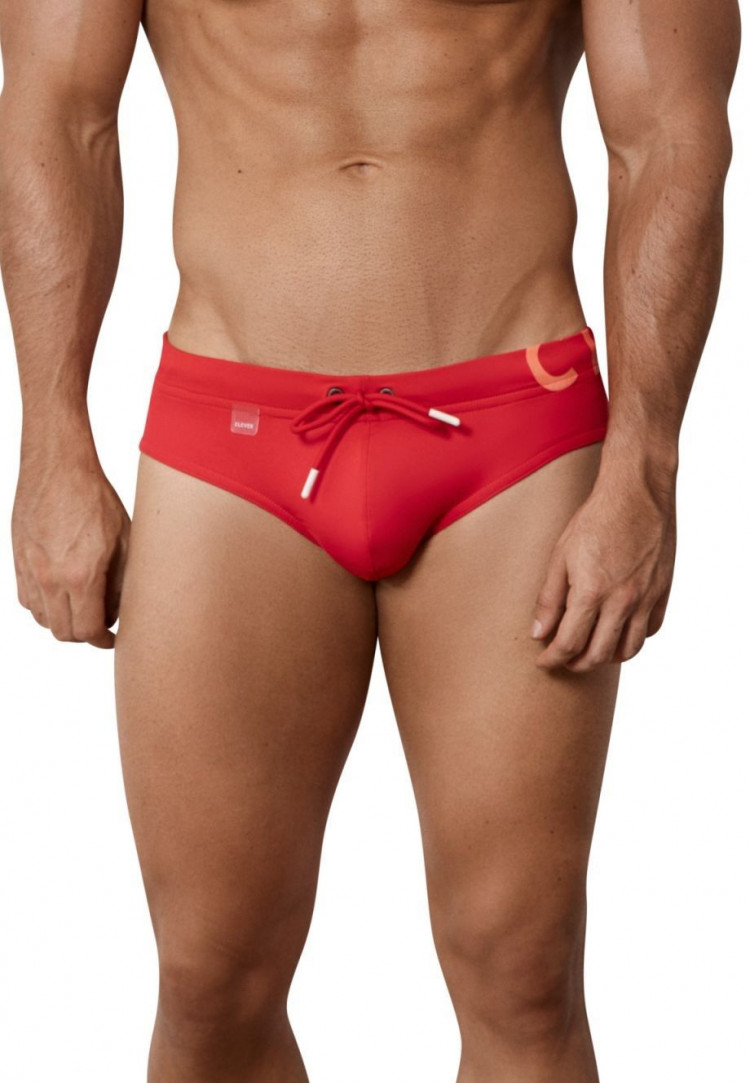 Красные мужские плавки-брифы Malibu Swimsuit Brief 