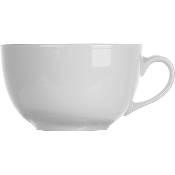 Чашка чайная «Дорота»;фарфор;430мл;D=113,H=68,L=140мм;белый 