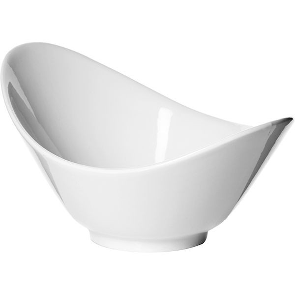 Салатник «Кунстверк»;фарфор;0,6л;,H=11,L=20,5,B=15см;белый 