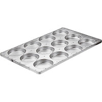 Противень для гамбургеров на 12 шт.;алюмин.;D=120,H=25,L=600,B=400мм