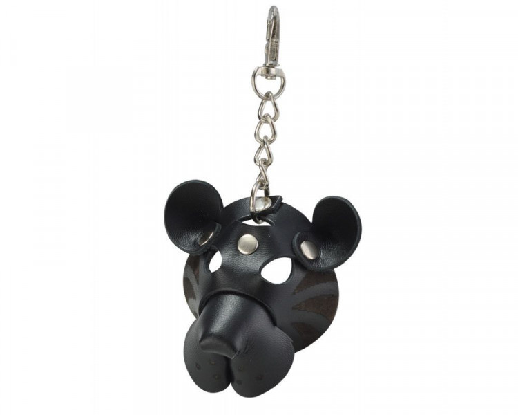 Черный брелок-маска  Ночной тигр  