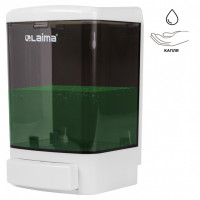 Дозатор для жидкого мыла Laima наливной 1 л белый (тонированный) ABS-пластик 603920 (1)