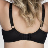Бюстгальтер с мягкой чашкой plus size из микрофибры и двойной сетки
