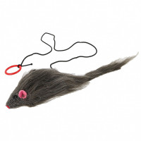 Игрушка для кошки Каскад Мышь на шнурке 10 см