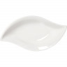 Салатник «Кунстверк» лист;фарфор;200мл;,H=3,L=19,B=10см;белый