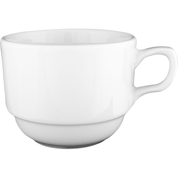 Чашка чайная «Белая» Браво;фарфор;250мл;D=97/120,H=70мм;белый 