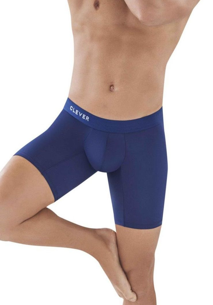 Темно-синие удлиненные трусы-боксеры Classic Match Long Boxer 